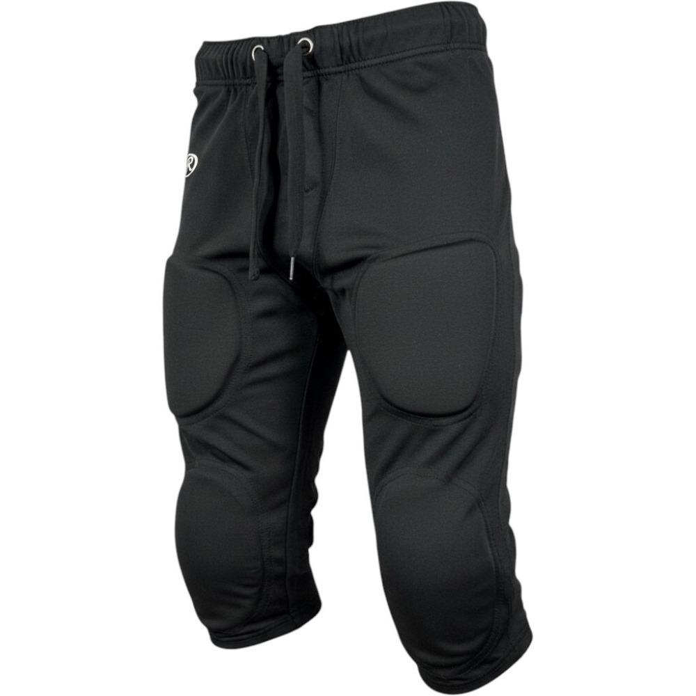Rawlings Football Padded Pants Youth XL Black Integrated 7-Pad System Athletic